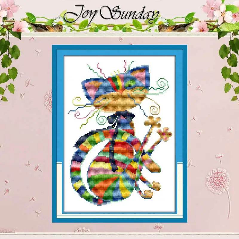 Colorful cat Patterns Counted Cross Stitch 11CT 14CT Cross Stitch Set Wholesale Cartoon Cross-stitch Kit Embroidery Needlework
Colorful cat Patterns Counted Cross Stitch 11CT 14CT Cross Stitch Set Wholesale Cartoon Cross-stitch Kit Embroidery Needlework