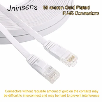 CAT6 Flat Ethernet Cable 250MHz 1000Mbps CAT 6 RJ45 Networking Ethernet Patch Cord LAN Cable for Computer Router Laptop
CAT6 Flat Ethernet Cable 250MHz 1000Mbps CAT 6 RJ45 Networking Ethernet Patch Cord LAN Cable for Computer Router Laptop