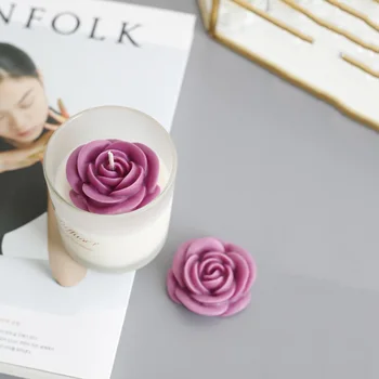 Rose flower silicone candle mold gypsum plaster silicone mold concrete flower rose mold
Rose flower silicone candle mold gypsum plaster silicone mold concrete flower rose mold