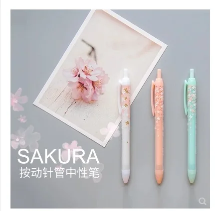 12PCS/LOT M&G chenguang student stationery 0.5mm fresh Cherry Blossom series blue pen gel pen
12PCS/LOT M&G chenguang student stationery 0.5mm fresh Cherry Blossom series blue pen gel pen