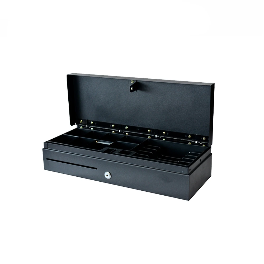 ComPOSxb durable Flip top cash drawer with 6 bills 8 coins POS money box for supermarket
ComPOSxb durable Flip top cash drawer with 6 bills 8 coins POS money box for supermarket