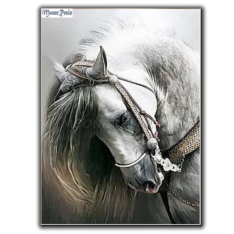 MOONCRESIN Diy Diamond Embroidery White Horse Head Diamond Mosaic Rhinestone Diamond Painting Cross Stitch Home Decoration Gifts
MOONCRESIN Diy Diamond Embroidery White Horse Head Diamond Mosaic Rhinestone Diamond Painting Cross Stitch Home Decoration Gifts
