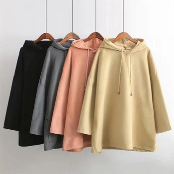 Sweatshirts New Fashion Women Hoodies Solid Oversize Clothes Casual Simple Pullovers for Female long Girl
Sweatshirts New Fashion Women Hoodies Solid Oversize Clothes Casual Simple Pullovers for Female long Girl