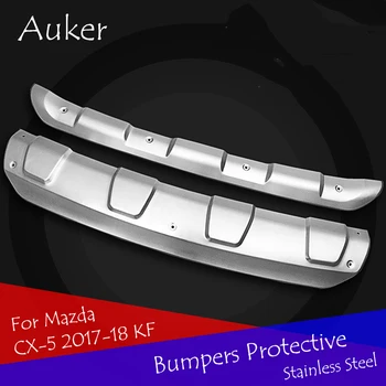 Car Front and Rear Bumpers For Mazda CX5 CX-5 2017 2018 KF Exterior Garnish Guard Stainless Steel Garnish Protective
Car Front and Rear Bumpers For Mazda CX5 CX-5 2017 2018 KF Exterior Garnish Guard Stainless Steel Garnish Protective