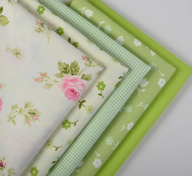 5pcs / lot green style Print Cotton Fabric Patchwork Needlework Textile Pattern Sewing Fabrics Doll clothing Tilda Quilt Tissue
5pcs / lot green style Print Cotton Fabric Patchwork Needlework Textile Pattern Sewing Fabrics Doll clothing Tilda Quilt Tissue