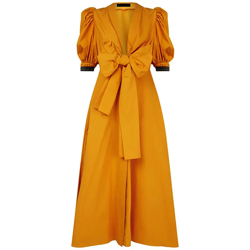 Red RoosaRosee Deep V Neck Sexy Women's Short Sleeve Large Bow Slim Waist Midi New Summer 2019 Summer Holiday Dress Vestidos
Red RoosaRosee Deep V Neck Sexy Women's Short Sleeve Large Bow Slim Waist Midi New Summer 2019 Summer Holiday Dress Vestidos