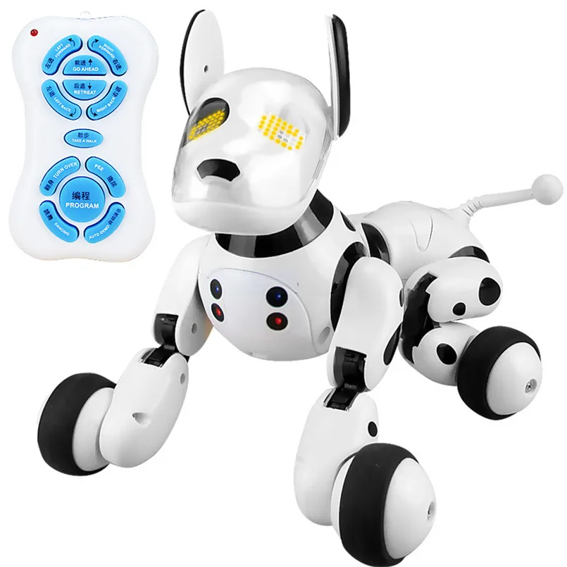 Children's educational interactive toy new 2.4g wireless intelligent remote control robot dog electronic pet Dancing Robot dog
Children's educational interactive toy new 2.4g wireless intelligent remote control robot dog electronic pet Dancing Robot dog