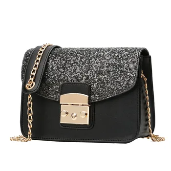Women Sequined Messenger Bag Quality Leather Women's Flap Bag Chain Strap Female Shoulder Bag Lay Crossbody Bags
Women Sequined Messenger Bag Quality Leather Women's Flap Bag Chain Strap Female Shoulder Bag Lay Crossbody Bags