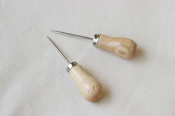 Exquisite handmade DIY cone needle piercing wood through the one thousand conical punch awl with wooden handle
Exquisite handmade DIY cone needle piercing wood through the one thousand conical punch awl with wooden handle
