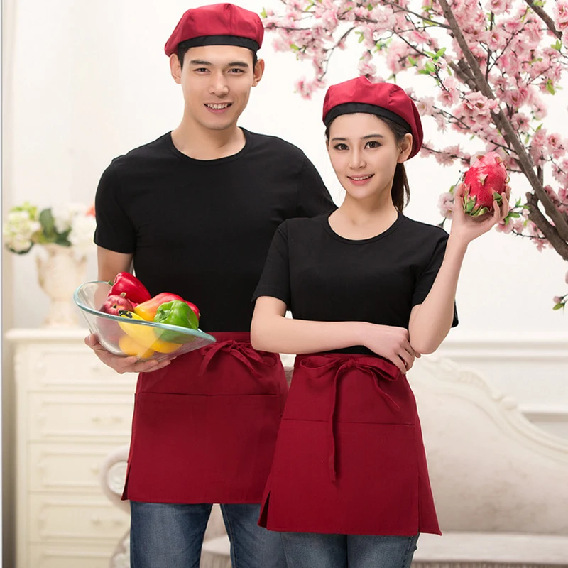 Fashion Short Apron Cotton Men Women Apron Waist Kitchen cooking Work Apron Half Bib With Pockets Korean
Fashion Short Apron Cotton Men Women Apron Waist Kitchen cooking Work Apron Half Bib With Pockets Korean