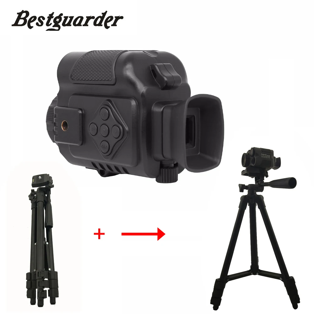 Night Vision Infrared Monocular with 10.2m Mountable Tripod 5x Zoom 200m range 850NM IPX4 Outdoor Monoculars Telescope Scouting
Night Vision Infrared Monocular with 10.2m Mountable Tripod 5x Zoom 200m range 850NM IPX4 Outdoor Monoculars Telescope Scouting