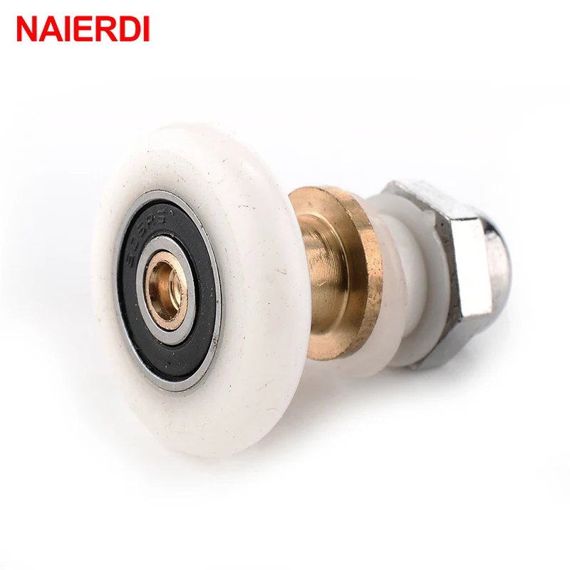 NAIERDI Stainless Steel Brass Shower Wheel Replacement Door Rollers Runners Rubber Wheels Pullerys For Bathroom Fixture Hardware
NAIERDI Stainless Steel Brass Shower Wheel Replacement Door Rollers Runners Rubber Wheels Pullerys For Bathroom Fixture Hardware