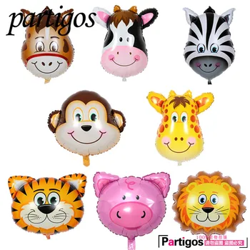 50pcs/lot 64*46cm Animal Head Foil Balloons Horse Cow Pig Lion Head Helium Balloon Birthday Party Animal Theme Decor Globos
50pcs/lot 64*46cm Animal Head Foil Balloons Horse Cow Pig Lion Head Helium Balloon Birthday Party Animal Theme Decor Globos