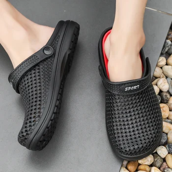 New 2019 Sandals Men Hole Slippers Fashion Soft Hollow Sandals Shoes For Men Lightweight Breathable Beach Shoes Sandalias Hombre
New 2019 Sandals Men Hole Slippers Fashion Soft Hollow Sandals Shoes For Men Lightweight Breathable Beach Shoes Sandalias Hombre
