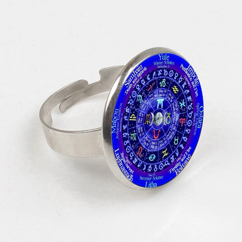 2019 1pcs Zodiac Wicca Logo ring Pentagram Wiccan Vintage for Women Men's Clothing Accessories ring
2019 1pcs Zodiac Wicca Logo ring Pentagram Wiccan Vintage for Women Men's Clothing Accessories ring