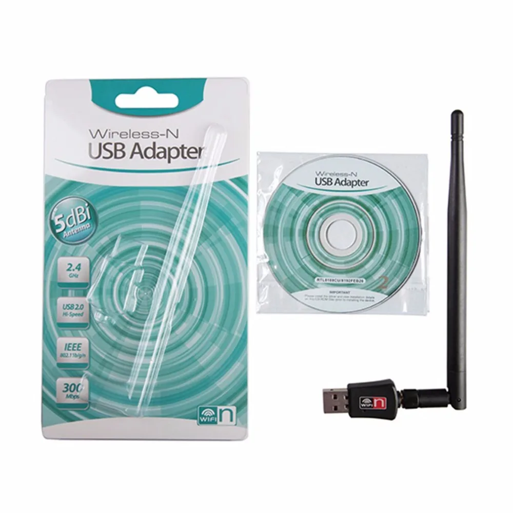 Mini Wireless USB Adapter 300M 2.4Ghz 802.11 b/g/n Network Card USB2.0 WiFi Adapter With 2dbi Aerial for Desktop Laptop PC
Mini Wireless USB Adapter 300M 2.4Ghz 802.11 b/g/n Network Card USB2.0 WiFi Adapter With 2dbi Aerial for Desktop Laptop PC
