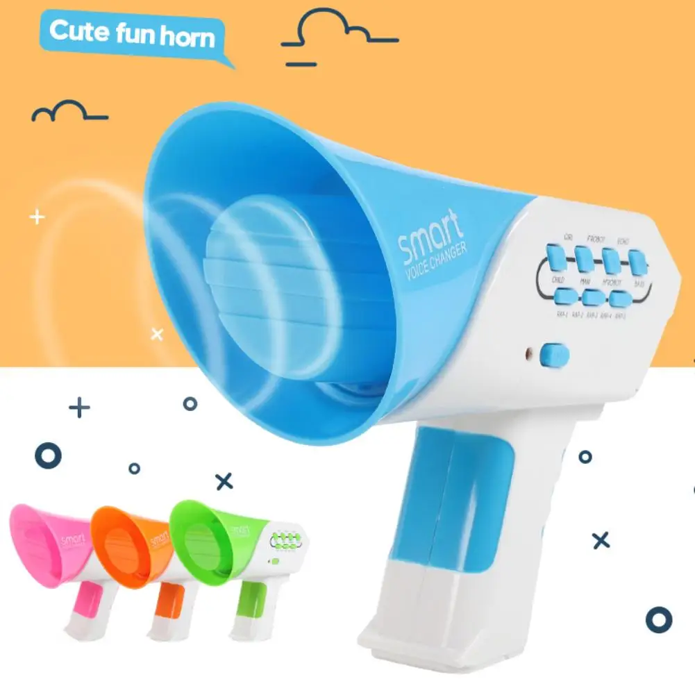 Kids Colorful Pranks Games Toy Megaphone Sound Music Loudspeaker Voice Changer sounding Toy kids gift
Kids Colorful Pranks Games Toy Megaphone Sound Music Loudspeaker Voice Changer sounding Toy kids gift