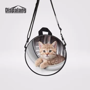 Dispalang Pet Cat Print Small Round Bag For Children Lightweight Back Pack 9-inch Kids Backpack Nursery Baby Bookbag With Handle 
Dispalang Pet Cat Print Small Round Bag For Children Lightweight Back Pack 9-inch Kids Backpack Nursery Baby Bookbag With Handle