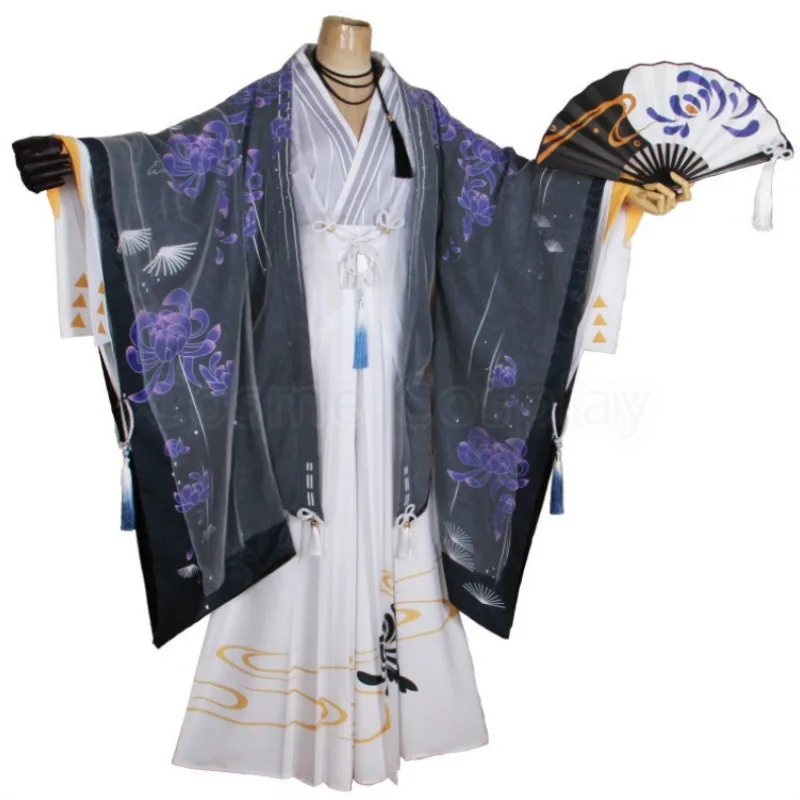 Cos Onmyoji Yohko Cosplay Costume Onmoji Arena Fox Cosplay Costumes Skin Month Moon Cos Kimono Clothing Male Suit with Fan
Cos Onmyoji Yohko Cosplay Costume Onmoji Arena Fox Cosplay Costumes Skin Month Moon Cos Kimono Clothing Male Suit with Fan
