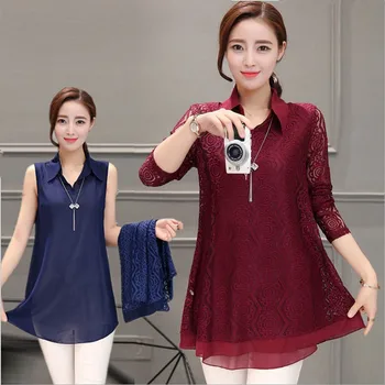 Spring 2019 New Fattening and Large Size Women's Wear Fat mm Loose and Slim Two-piece Long Sleeve Bud Chiffon
Spring 2019 New Fattening and Large Size Women's Wear Fat mm Loose and Slim Two-piece Long Sleeve Bud Chiffon