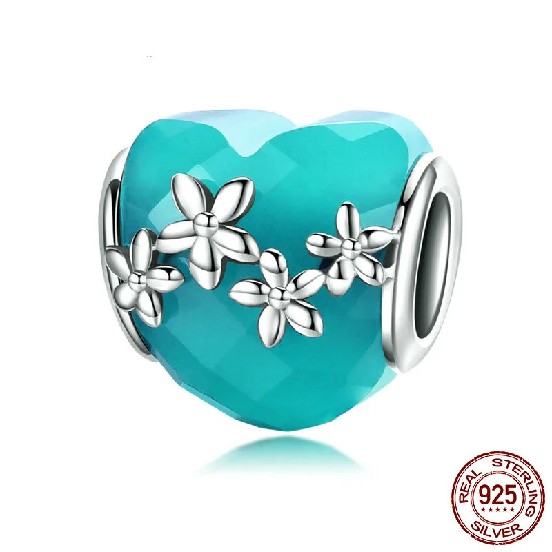 Genuine 925 Sterling Silver Bohemian Flowers Green Enamel Heart Beads Charm fit Charm Bracelet 925 silver DIY Jewelry Making 871
Genuine 925 Sterling Silver Bohemian Flowers Green Enamel Heart Beads Charm fit Charm Bracelet 925 silver DIY Jewelry Making 871