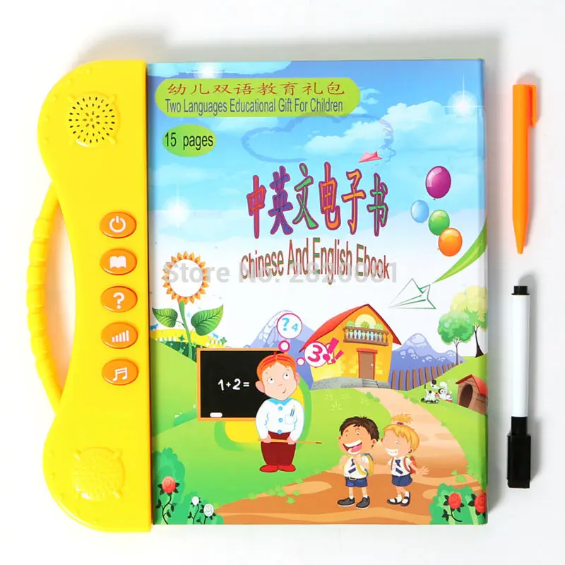 Bilingual chinese+english E-book electronic reading book machine,english word animal number educational gift for kid music toys
Bilingual chinese+english E-book electronic reading book machine,english word animal number educational gift for kid music toys