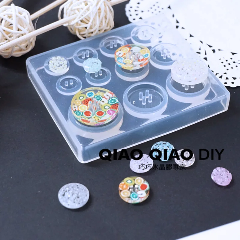 1PC Button Pendant Craft DIY Transparent UV Resin epoxy Silicone Combination Molds for DIY Making Finding Accessories Jewelry
1PC Button Pendant Craft DIY Transparent UV Resin epoxy Silicone Combination Molds for DIY Making Finding Accessories Jewelry