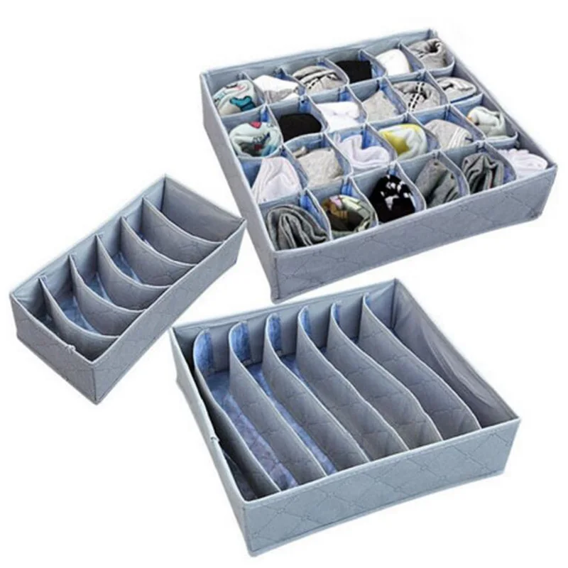 3Pcs/lot Bra Wardrobe Storage Box For Ties Socks Shorts Organizer Divider Drawer Lidded Underwear Closet Organizer
3Pcs/lot Bra Wardrobe Storage Box For Ties Socks Shorts Organizer Divider Drawer Lidded Underwear Closet Organizer