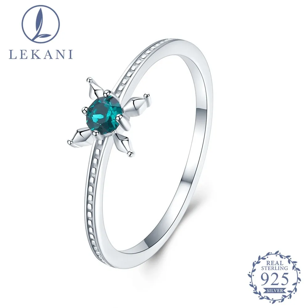 LEKANI Crystal From Swarovski S925 Sterling Silver Ring Fashion romantic Luxury Flower Genunine Ring Fine Jewelry
LEKANI Crystal From Swarovski S925 Sterling Silver Ring Fashion romantic Luxury Flower Genunine Ring Fine Jewelry
