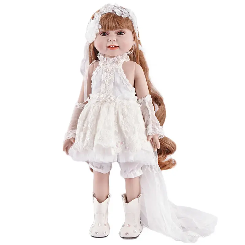 WINCO 45CM Soft Body Realistic Silicone Beautiful Princess Girl Doll Long Hair Real Life Cuddle Doll Toys for Children Christmas
WINCO 45CM Soft Body Realistic Silicone Beautiful Princess Girl Doll Long Hair Real Life Cuddle Doll Toys for Children Christmas