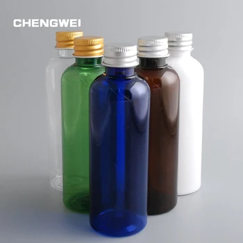 CHENGWEI New 100ml Plastic Travel Empty Jars Perfume Refillable Bottle Liquid Container Aluminum Cap Silver/Gold 10Pcs/Lot
CHENGWEI New 100ml Plastic Travel Empty Jars Perfume Refillable Bottle Liquid Container Aluminum Cap Silver/Gold 10Pcs/Lot