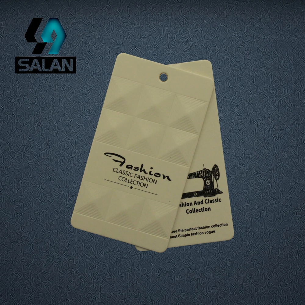 

high quality clothing hang tags garment paper tag label free design customized printed logo kraft hang tag swing tag GT038