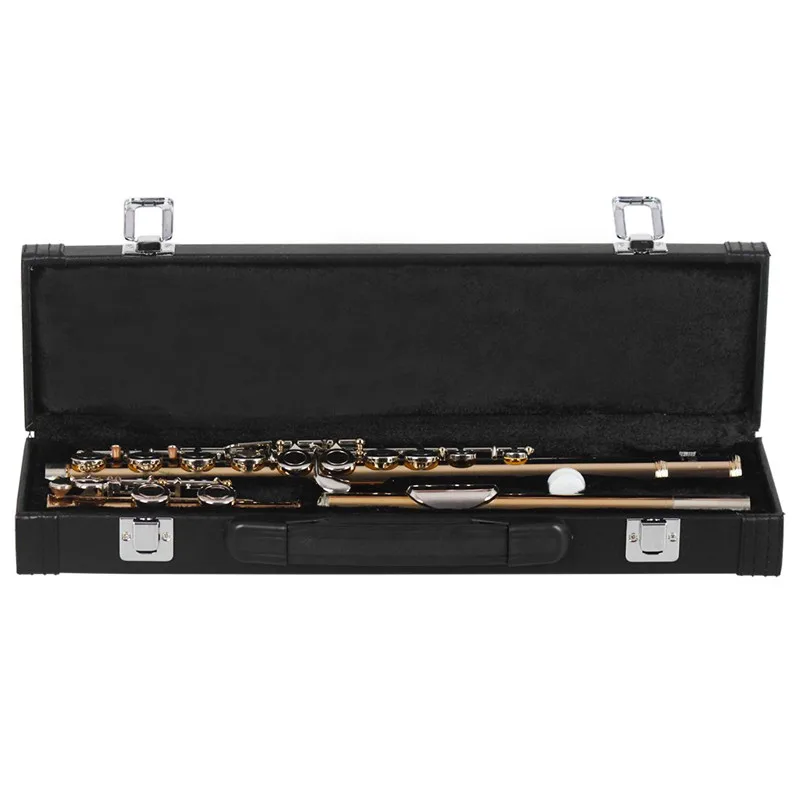 ADDFOO 16 Holes Western Concert Flute C Key Cooper-nickel Musical Instrument with Cleaning Cloth Stick Gloves Screwdriver Gold
ADDFOO 16 Holes Western Concert Flute C Key Cooper-nickel Musical Instrument with Cleaning Cloth Stick Gloves Screwdriver Gold