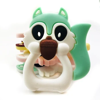 Squirrel 5pcs Silicone Teether Teething Toy Baby Chew Beads DIY Chewable Necklace Nursing Tool Pendant Food Grade Raccoon Animal
Squirrel 5pcs Silicone Teether Teething Toy Baby Chew Beads DIY Chewable Necklace Nursing Tool Pendant Food Grade Raccoon Animal