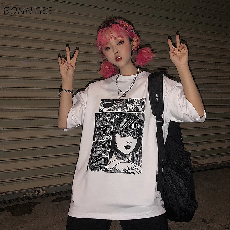 T-shirts Women Loose Printed Korean Style Leisure All-match Retro Streetwear Womens Short-sleeve Daily Ladies High-quality 2019
T-shirts Women Loose Printed Korean Style Leisure All-match Retro Streetwear Womens Short-sleeve Daily Ladies High-quality 2019
