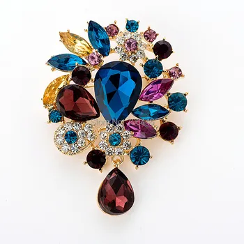 3" Large Multicolored Crystal Rhinestone Diamante Sparkly Luxury Wedding Bridal Pin Brooch
3" Large Multicolored Crystal Rhinestone Diamante Sparkly Luxury Wedding Bridal Pin Brooch