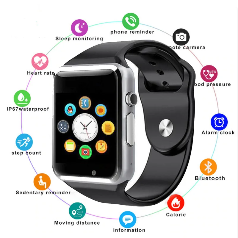 Factory WristWatch Bluetooth Women Men Smart Watch Sport Pedometer with SIM Camera Smartwatch For Android Smartphone Russia
Factory WristWatch Bluetooth Women Men Smart Watch Sport Pedometer with SIM Camera Smartwatch For Android Smartphone Russia
