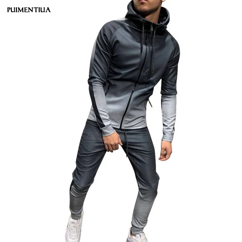 Puimentiua 2019 Men Sportwear Set Zipper Hooded Sweatshirt Jacket Pants Gradient Male Spring Autumn Slim Fit 2 Pieces Suit
Puimentiua 2019 Men Sportwear Set Zipper Hooded Sweatshirt Jacket Pants Gradient Male Spring Autumn Slim Fit 2 Pieces Suit