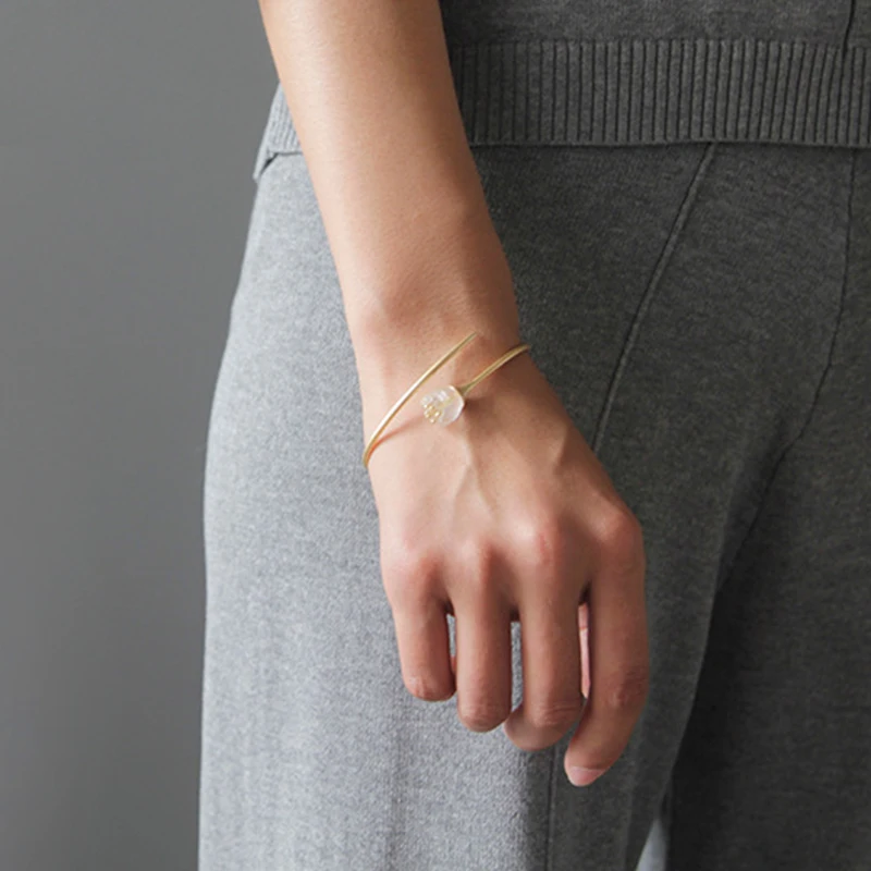 Lotus Fun Real 925 Sterling Silver Natural Crystal Handmade Designer Fine Jewelry Fresh Bell Orchid Flower Bangle for Women
Lotus Fun Real 925 Sterling Silver Natural Crystal Handmade Designer Fine Jewelry Fresh Bell Orchid Flower Bangle for Women