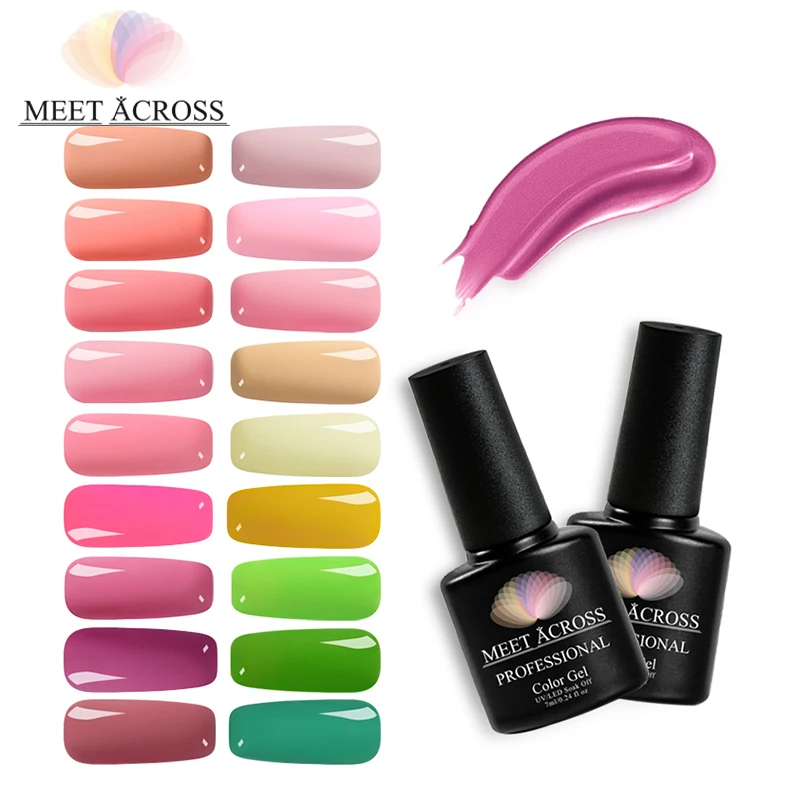 MEET ACROSS Gel 1 Pure Color Gel Nail Polish 7ml UV LED Gel Varnishes Hybrid For Nail Extensions Manicure Top Base Coat Nail Art
MEET ACROSS Gel 1 Pure Color Gel Nail Polish 7ml UV LED Gel Varnishes Hybrid For Nail Extensions Manicure Top Base Coat Nail Art