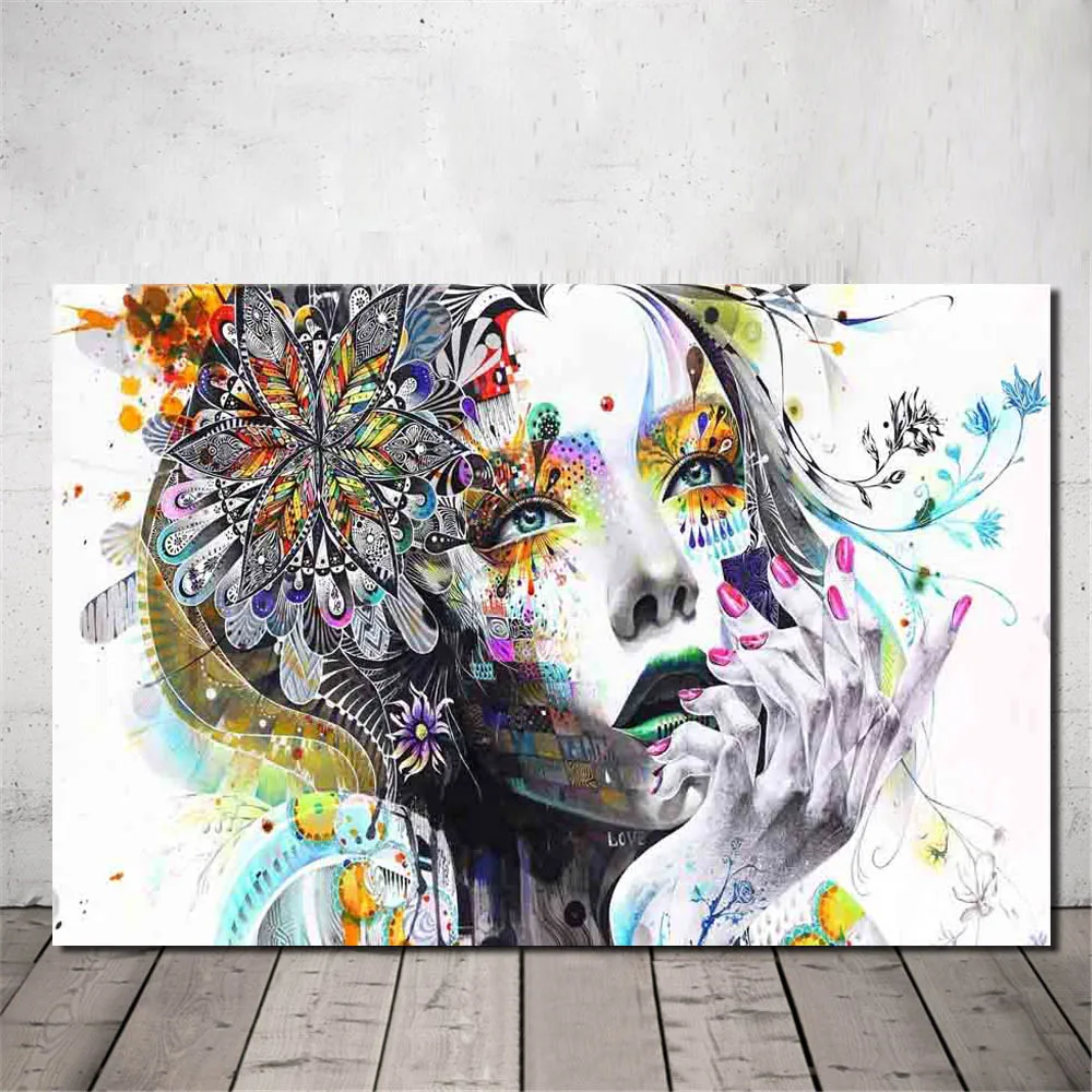 Large Colorful Beautiful Girl Canvas Print Painting Abstract Graffiti Figure Street Artwork Spring Picture For Home Decor 1 PCS
Large Colorful Beautiful Girl Canvas Print Painting Abstract Graffiti Figure Street Artwork Spring Picture For Home Decor 1 PCS