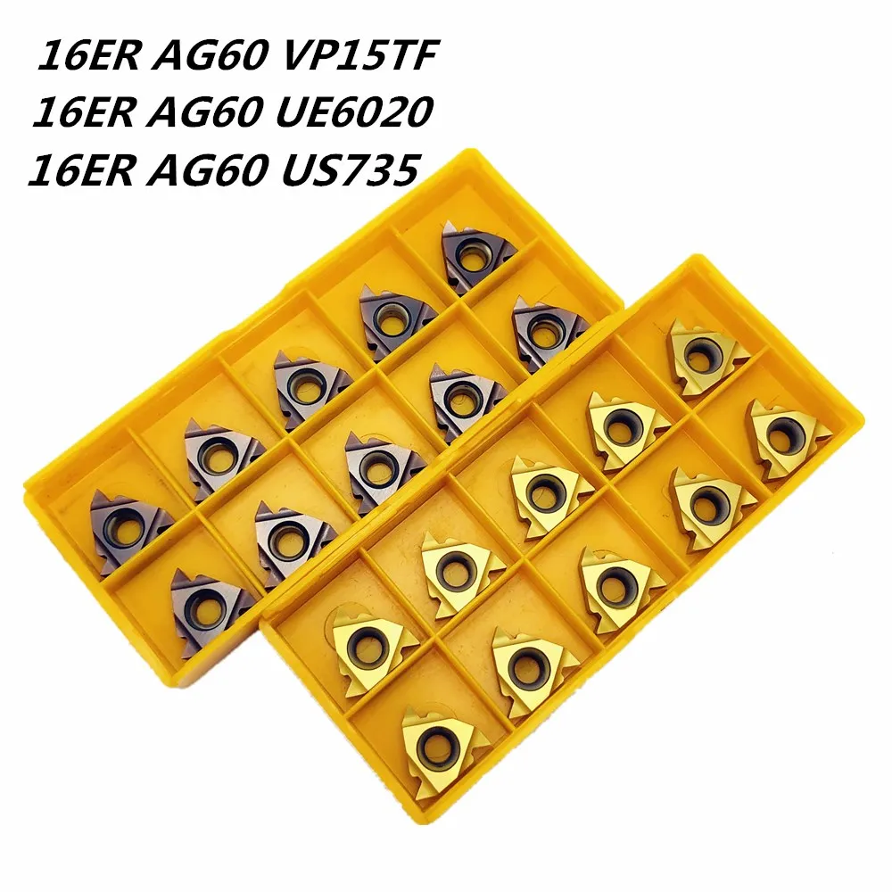 20PCS Carbide tool MMT16ER AG60 UE6020/VP15TF/US735 lathe tool turning tool CNC product metal milling cutter special tool
20PCS Carbide tool MMT16ER AG60 UE6020/VP15TF/US735 lathe tool turning tool CNC product metal milling cutter special tool