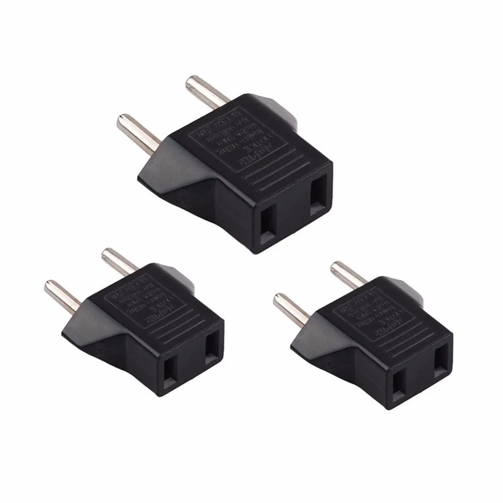 3Pcs/set Travel Charger Power Adapter EU To US Wall Plug USA To Europe European Regulation Charging Plug Adapter Converter
3Pcs/set Travel Charger Power Adapter EU To US Wall Plug USA To Europe European Regulation Charging Plug Adapter Converter