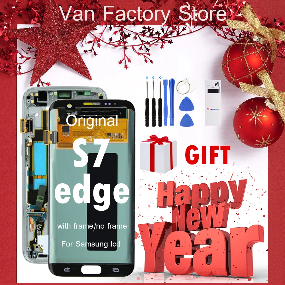 A++ Original Super Amoled Lcd Screen for Samsung Galaxy S7 edge Display G935F G935FD Assembly Replacement with and without frame
A++ Original Super Amoled Lcd Screen for Samsung Galaxy S7 edge Display G935F G935FD Assembly Replacement with and without frame