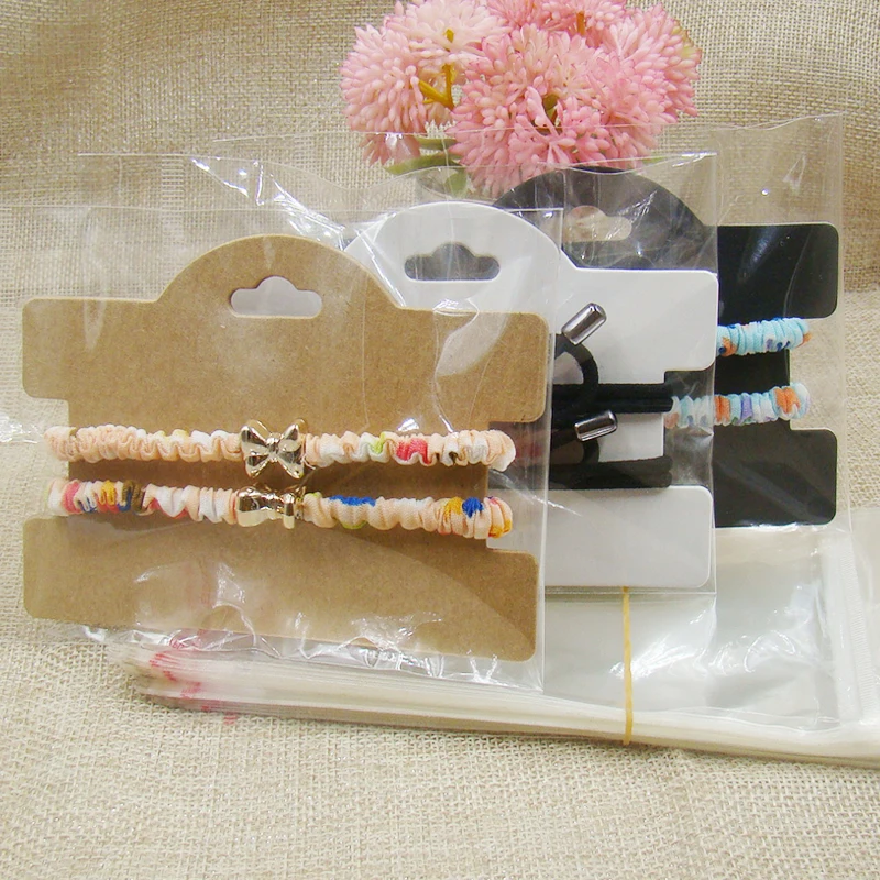 zerongE jewelry kraft/black/white Paper Hair Accessories Band Clips Display Hanging package Card 100pcs+100pcs opp bag
zerongE jewelry kraft/black/white Paper Hair Accessories Band Clips Display Hanging package Card 100pcs+100pcs opp bag