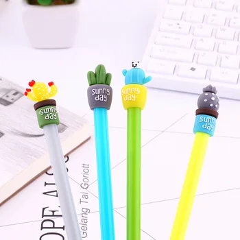 4 pcs/lot Korean Sunny Day Cactus Gel Pen Cute Kawaii Advertising Shool Office Writing Pens Stationery Supplies
4 pcs/lot Korean Sunny Day Cactus Gel Pen Cute Kawaii Advertising Shool Office Writing Pens Stationery Supplies
