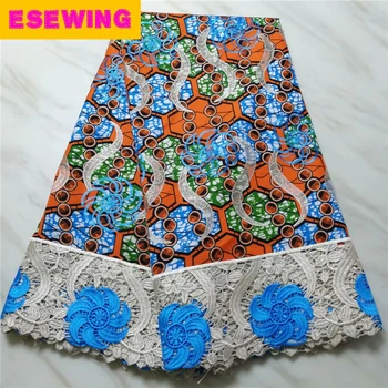 African Wax Lace Fabric High Quality Cotton African wax print Fabric 2019 Nigerian Wax Lace For Women borders Dress 6yards/pc 
African Wax Lace Fabric High Quality Cotton African wax print Fabric 2019 Nigerian Wax Lace For Women borders Dress 6yards/pc