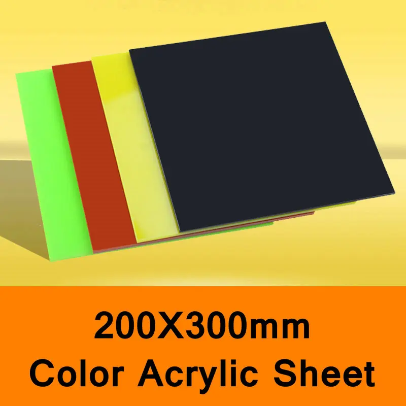 Colored Acrylic Sheet Color Plexiglass Plate DIY Toy Accessories Technology Model Parts Pottery Sculpture CNC Material 200*300mm
Colored Acrylic Sheet Color Plexiglass Plate DIY Toy Accessories Technology Model Parts Pottery Sculpture CNC Material 200*300mm
