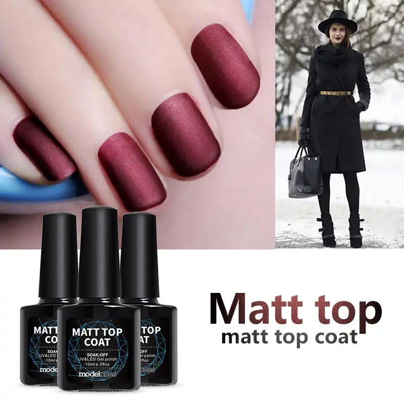 Modelones 10ML Matte Top Coat Nail Varnish Led Nail Gel Lacquer Long Lasting Soak Off Matte Top Coat Finish Nail Art Tips
Modelones 10ML Matte Top Coat Nail Varnish Led Nail Gel Lacquer Long Lasting Soak Off Matte Top Coat Finish Nail Art Tips