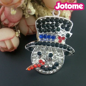 Funny Crystal Rhinestone Snowman Hat pendant Christmas DIY Jewelry Pendant Charm
Funny Crystal Rhinestone Snowman Hat pendant Christmas DIY Jewelry Pendant Charm
